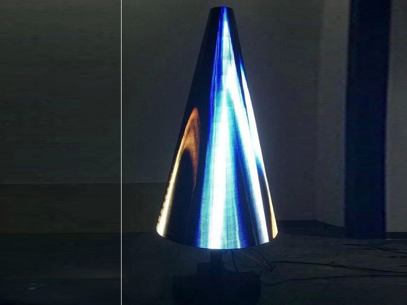 创意圆锥型 led显示屏